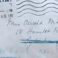 Long lost letter arrives at London address 100 years after it was posted