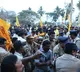 TDP leaders reaction after police obstruct Chandrababu