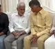 Bandla Ganesh comments on Chandrababu and Vijayasai sitting side by side