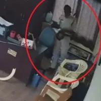 Constable Theft in Gannavaram TDP Office after attack by thugs