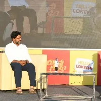 Lokesh talks to youth in Tirupati