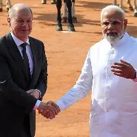 PM Modi gifts Meghalaya Stole, Nagaland Shawl to German Chancellor