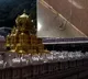 Snake spotted in Vijayawada Kanakadurga Temple que line