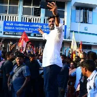 Lokesh takes selfie at Disha PS in Tirupati