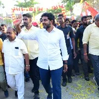 Lokesh Yuvagalam Padayatra enters into Punganuru constituency