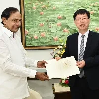 CM KCR wishes Foxconn Chairman Young Liu on his birthday
