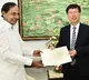CM KCR wishes Foxconn Chairman Young Liu on his birthday