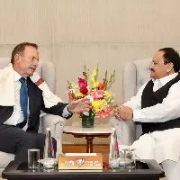 Former Australian PM meets BJP chief Nadda