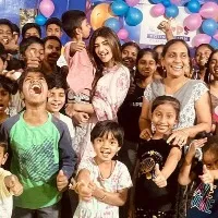 Sree Leela visits orphanage