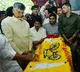Chandrababu pays homage to Varupula Raja mortal remains