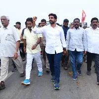 Lokesh held meeting with farmers
