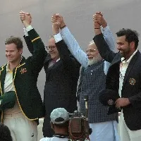 Modi, his Australian counterpart watch cricket match in Ahmedabad