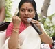 BRS MLC Kavitha reaches Hyderabad