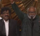 Keeravani and Chandrabosr receives Oscar awards