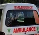 Ambulance carrying patient catches fire in Andhra