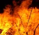 Fire erupted in 108 ambulance in Andhrapradesh
