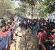 heavy rush at cricket match ticket counters in vizag