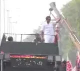 Pawan Kalyan heading to Machilipatnam in Varahi