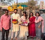 Samantha and Shaakuntalam team worships at Peddamma talli temple