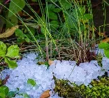Hail storm in some places of Telangana