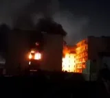 Fire accident in Secunderabad Swapnalok Complex