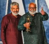 Rajamouli, Keeravani return to warm welcome by fans