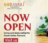 Godavari flows to Princeton NJ this weekend