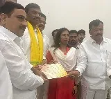 Mlc Ramgopal reddy got declaration form from collector