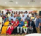 డాలస్ లో  ‘స్వరనిధి స్వర వీణాపాణి’ గారికి విశ్వ విజయోత్సవ సభ  లో ఘన సన్మానం
