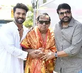 Megastar Chiranjeevi, Global Star Ram Charan praise Brahmanandam's moving performance