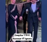 Deepika Padukone ignores Ranveer Singh as he holds out his hand at event