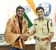 CV Anand felicitates Rahul Sipliganj