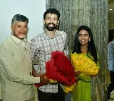Chandrababu went to Nallari Kishore Kumar Reddy residence