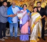 Chiranjeevi honours 'our Oscar winners' SS Rajamouli, MM Keeravani on Ram Charan's b'day