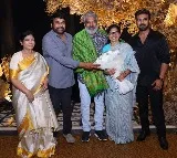 Chiranajeevi felicitated Oscar winners on Ram Charan birthday