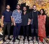 Tollywood biggies landed in Chiranjeevi residence for Ram Charan birthday bash