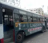 Narrow escape for passengers as TSRTC bus catches fire