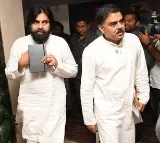 Pawan and Nadendla met AP BJP Incharge Muralidharan