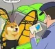 Elon Musk changes Twitter logo to Dogecoin cryptocurrency image