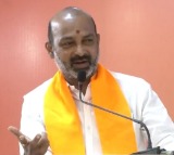 Telangana BJP chief released from jail, hits out at KCR