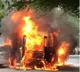 TSRTC bus catches fire in Hyderabad