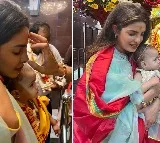 Priyanka Chopra seeks blessings at Siddivinayak temple with daughter