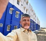 Chandrababu visits TIDCO Houses and throw a selfie challenge to CM Jagan
