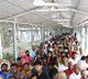 Huge rush at Tirumala hills