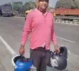Helmet Man of India sold house to distribute free helmets