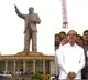CM KCR unveils Ambedkar statue in Hyderabad