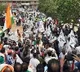 Visakha steel plant workers padayatra reaches Simhachalam