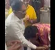 Yediyurappa son takes blessings of congress leader