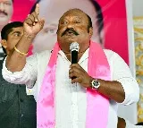 Minister Gangula Kamalakar gets minor injury in stage collapse incident
