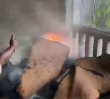 Fire accident in Tirumala